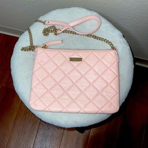 ♠️Baby pink LAMBSKIN Kate Spade crossbody!♠️